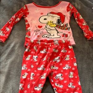 Snoopy Christmas pjs